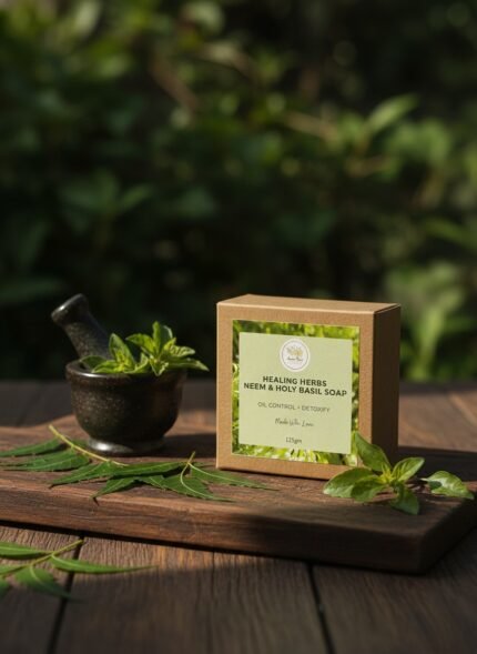 Healing Herbs Neem & Holy Basil Soap