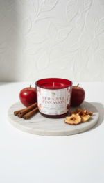Red Apple Cinnamon Candle