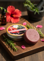 Moisturising Hibiscus Rosemary Shampoo Bar