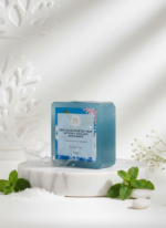 Deep Aqua Blue Sea Mint Soap - Image 3